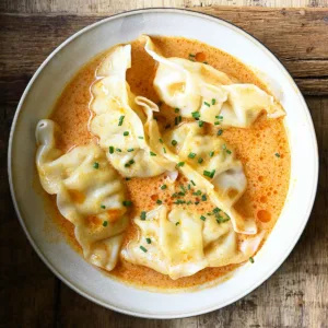 thai coconut curry dumpling soup