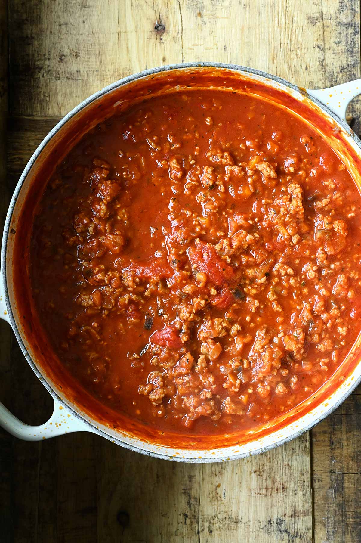 bolognese with eggplant