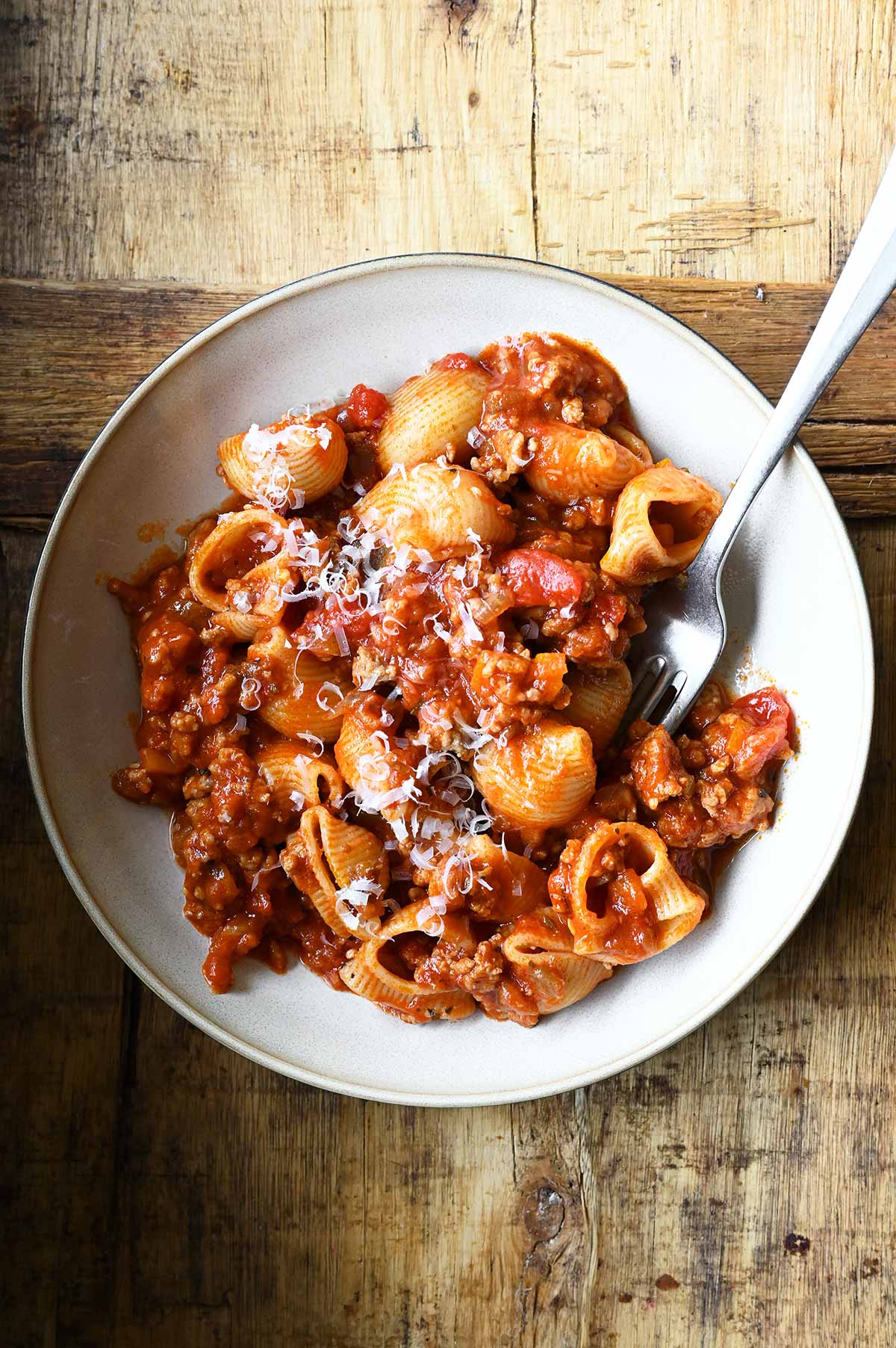 bolognese with eggplant
