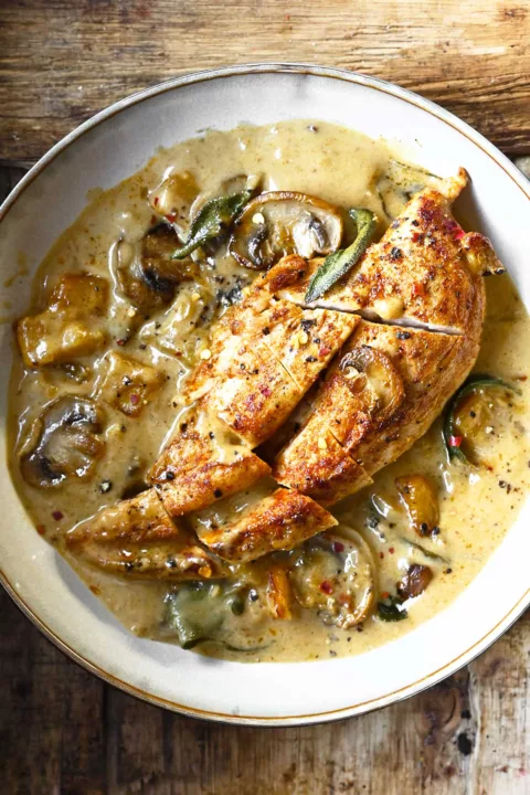 chicken in butternut squash