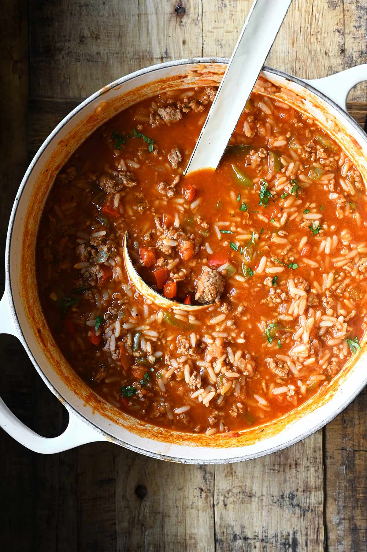 Stuffed Pepper Soup stuffed pepper soup