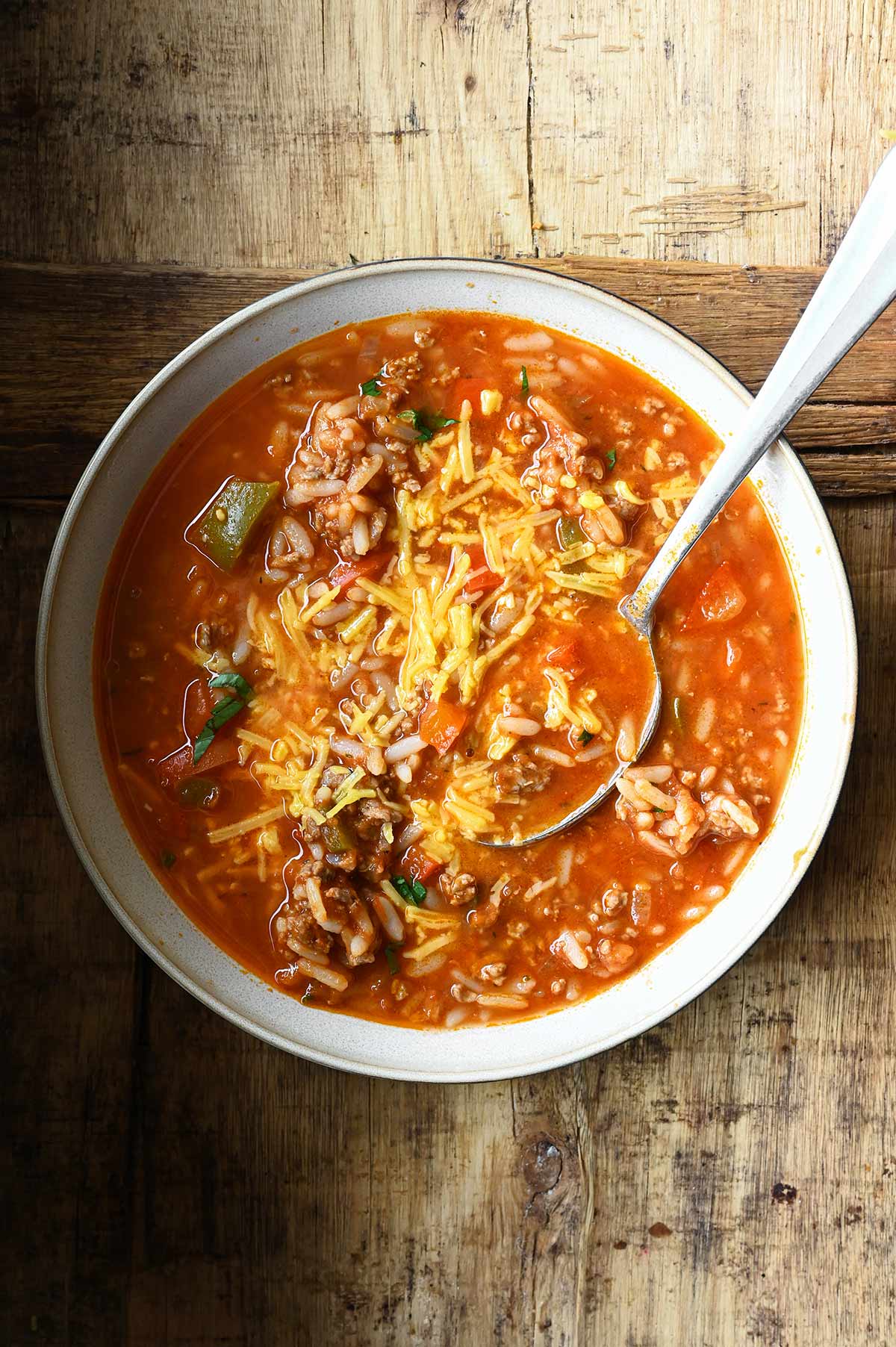Stuffed Pepper Soup stuffed pepper soup