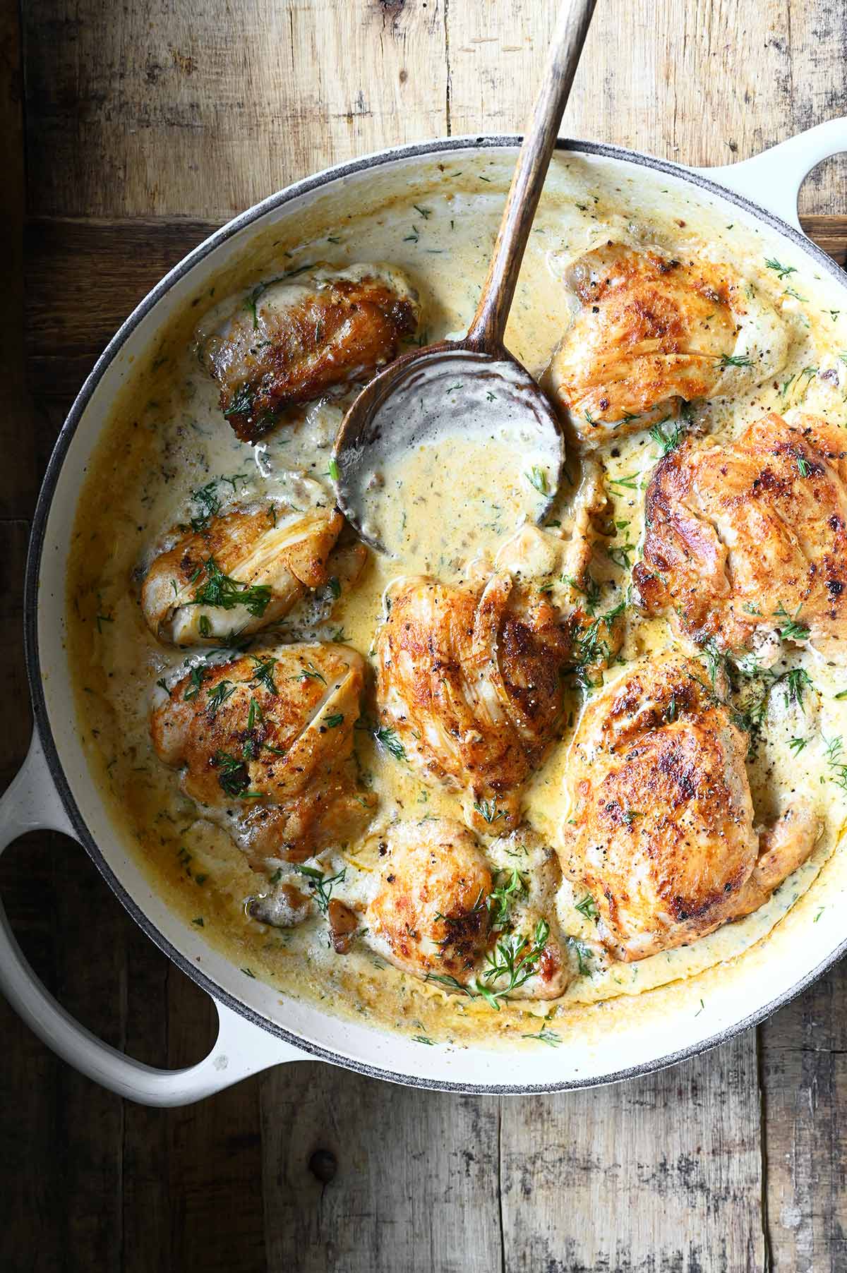 Creamy Dill Chicken Thighs creamy dill chicken thighs