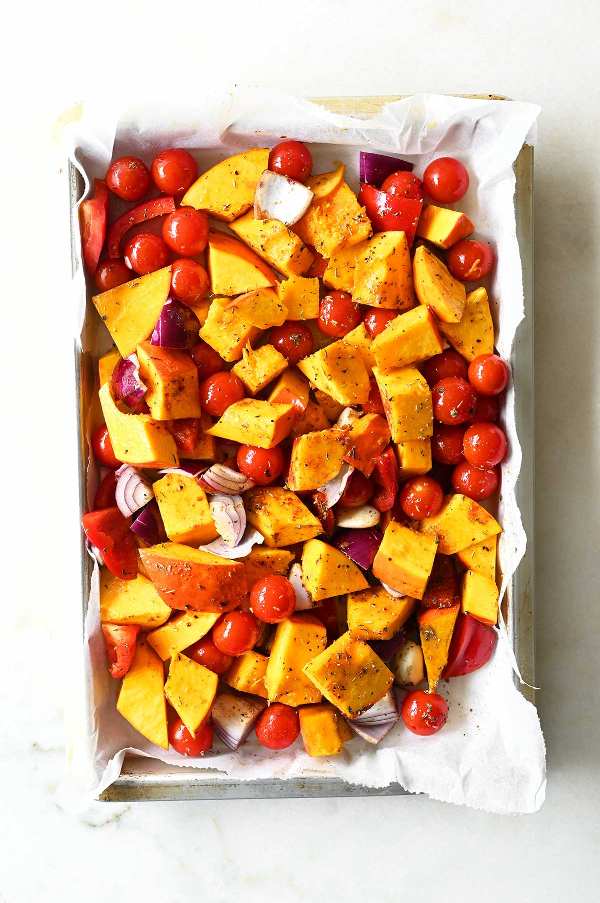 tortellini with roasted pumpkin sauce