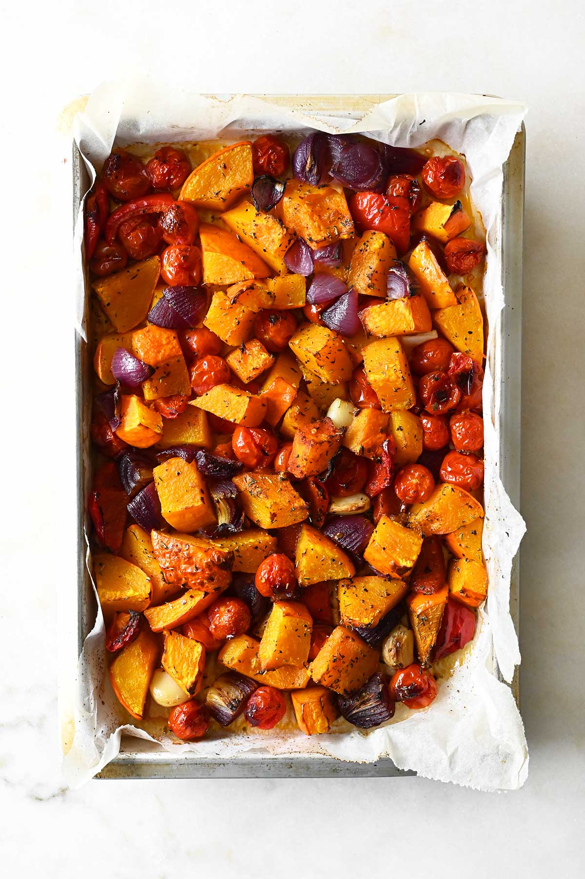 tortellini with roasted pumpkin sauce