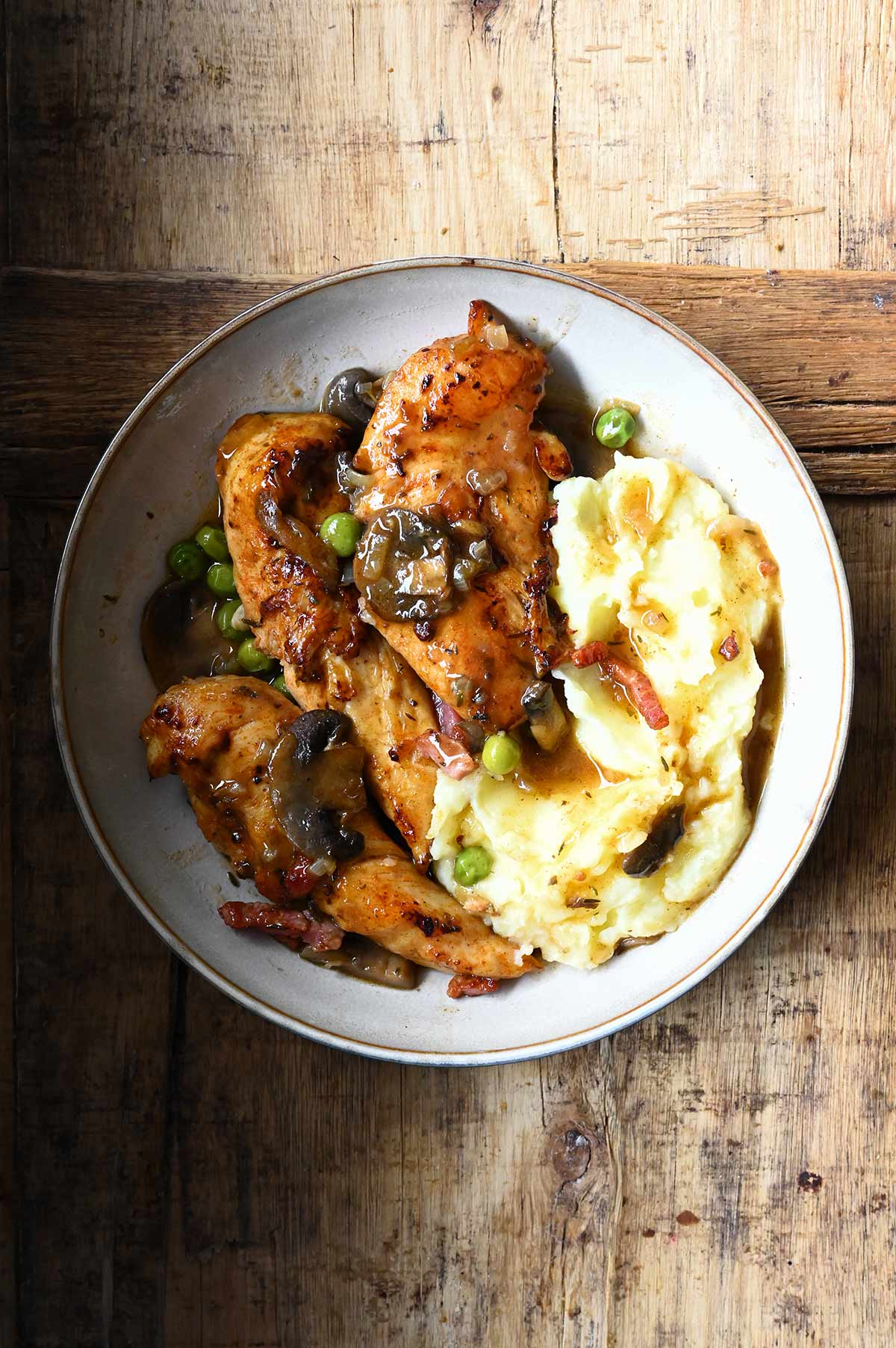 chicken tenders in mushroom gravy