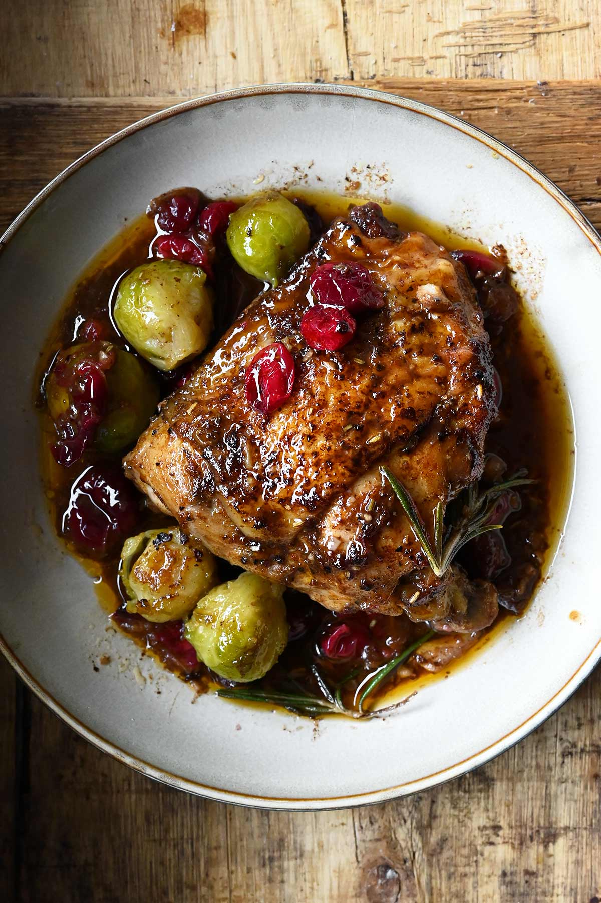 cranberry balsamic chicken