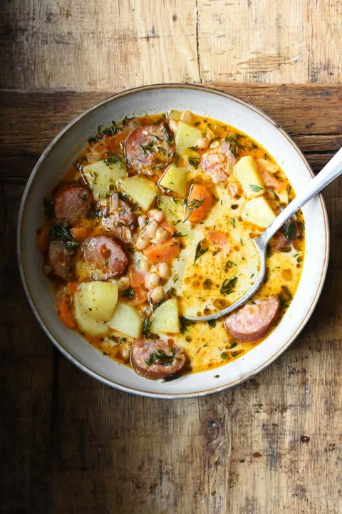 kielbasa potato soup