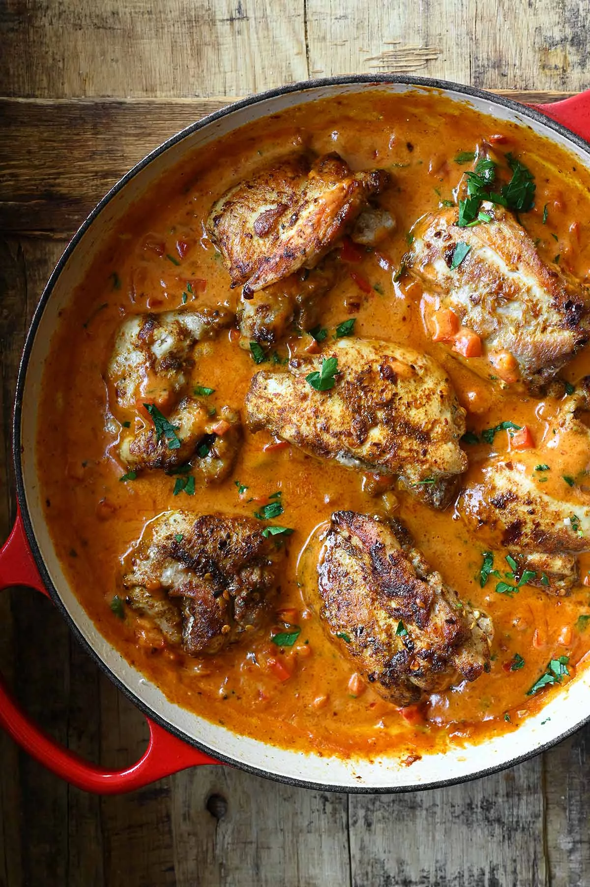 creamy piri piri chicken