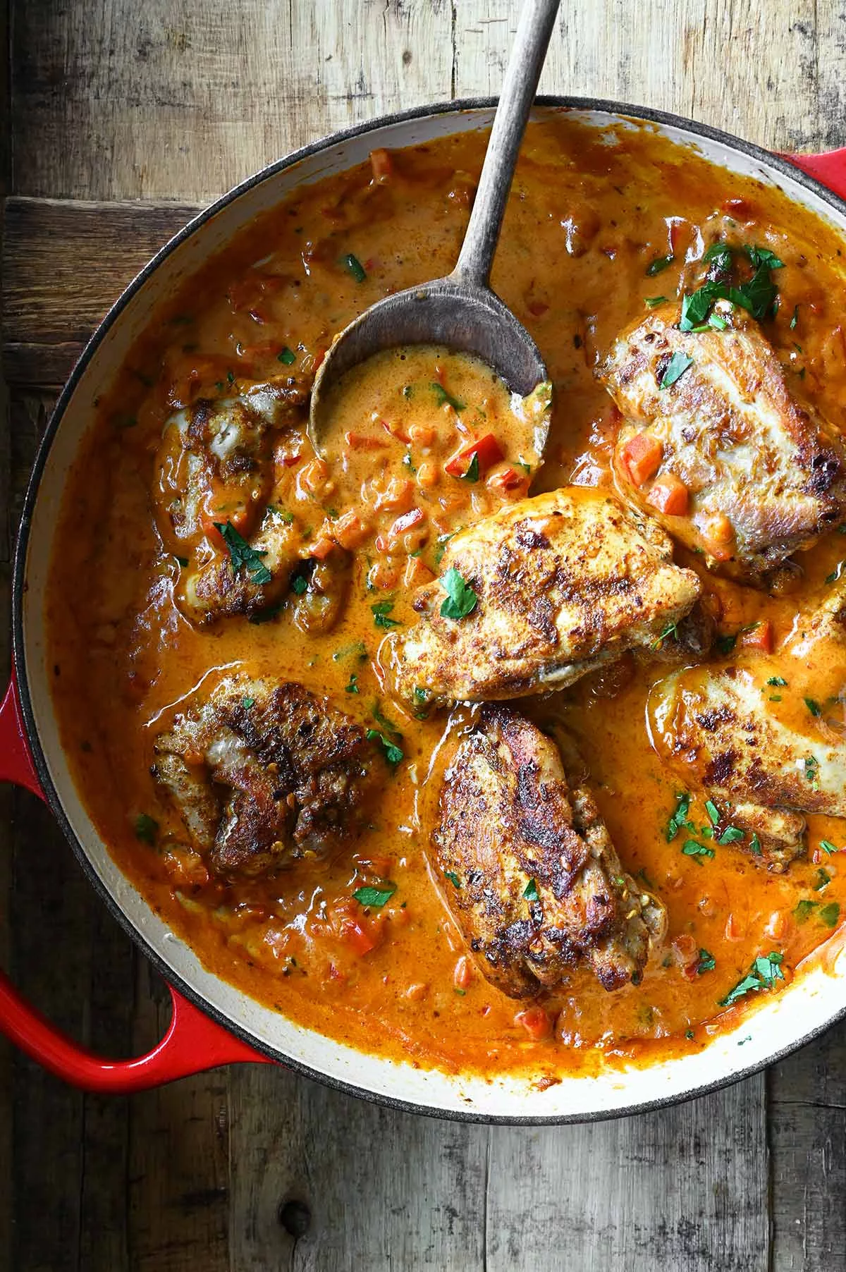 creamy piri piri chicken