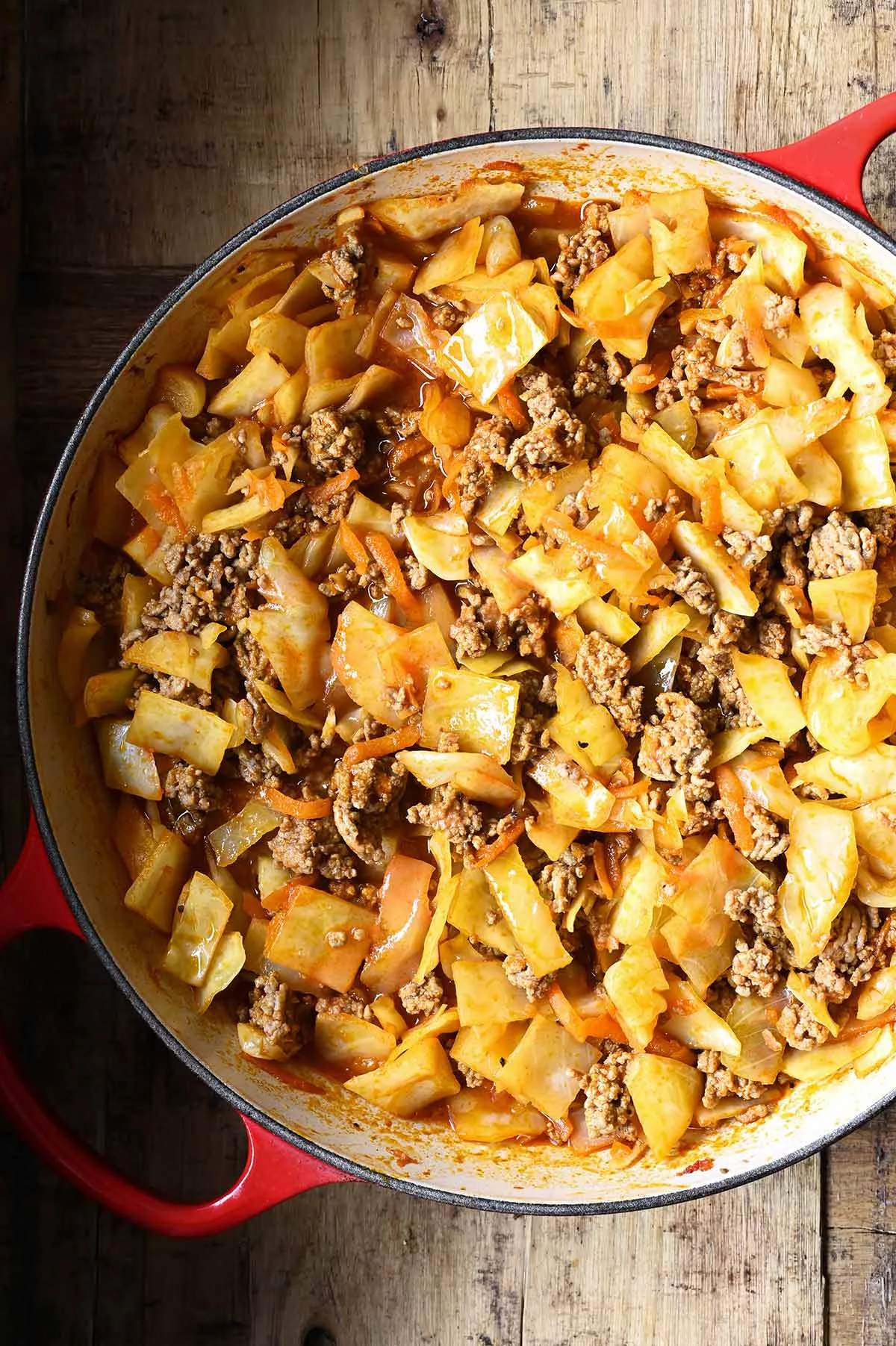 cabbage ground beef skillet