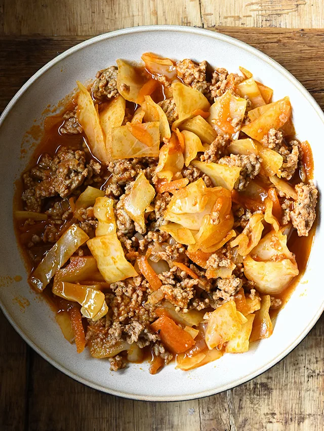 Ground Beef Cabbage Skillet
