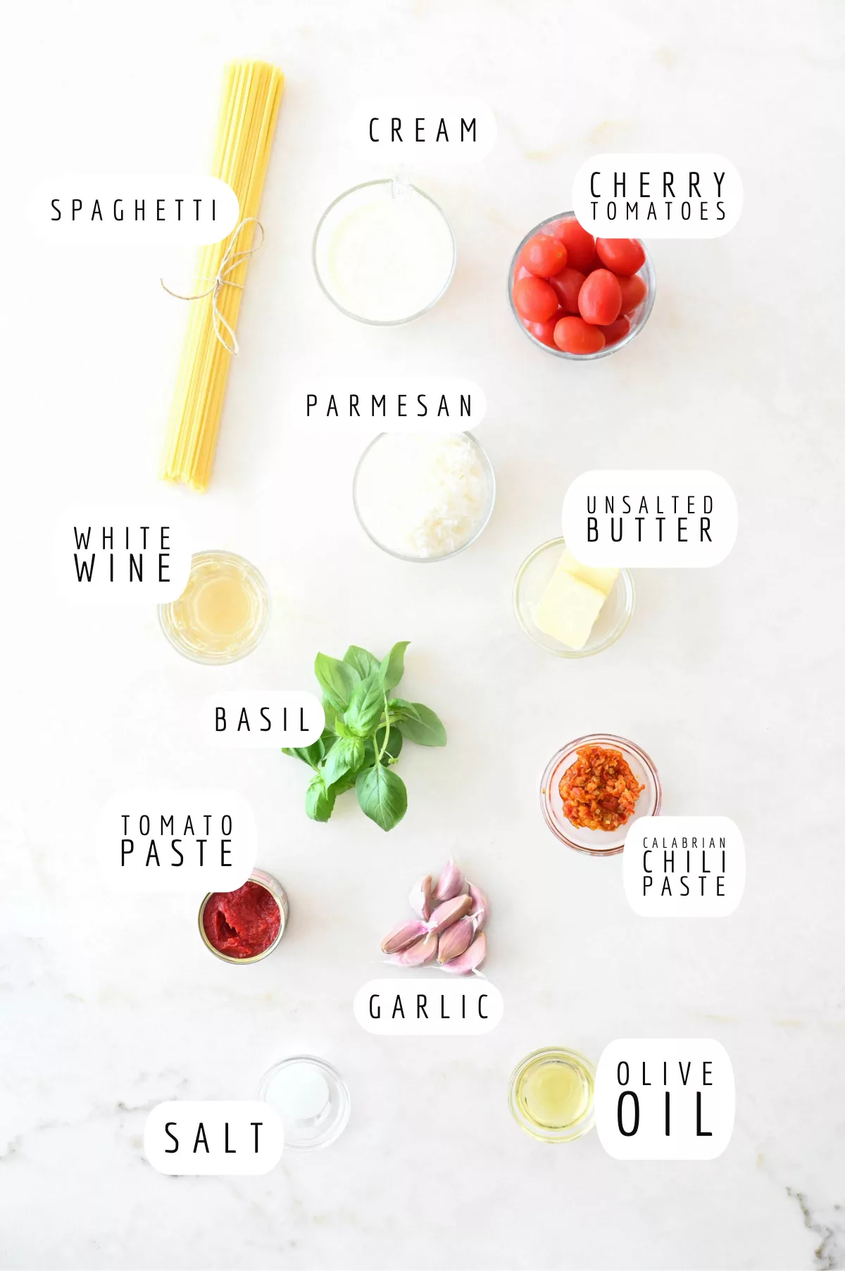 creamy calabrian chili pasta