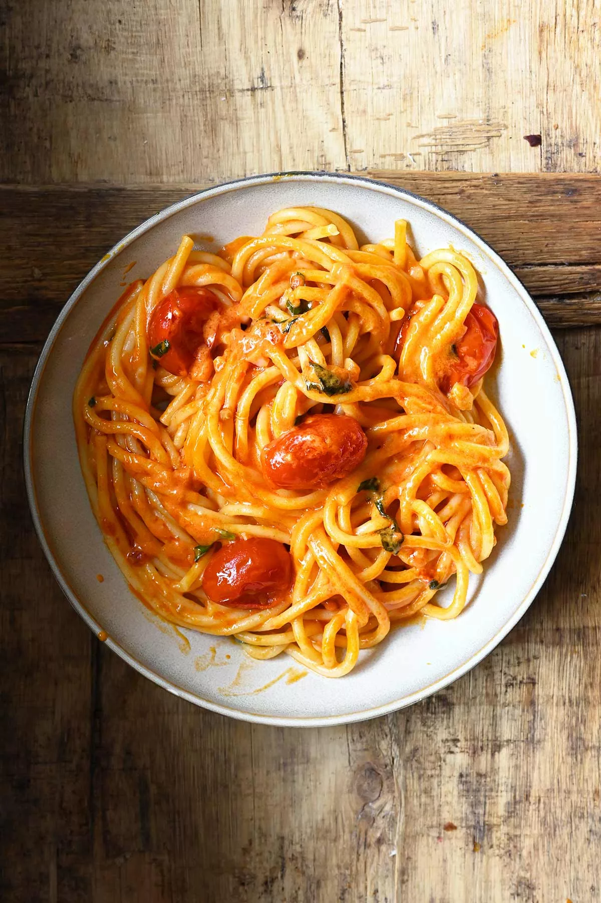 creamy calabrian chili pasta