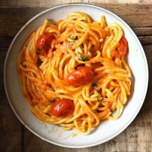 creamy calabrian chili pasta