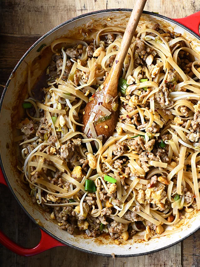Ground Beef Pad Thai