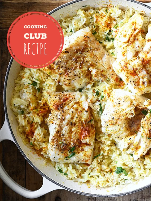 lemon rice with cod