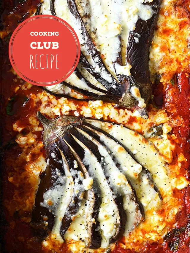 nduja hasselback eggplant