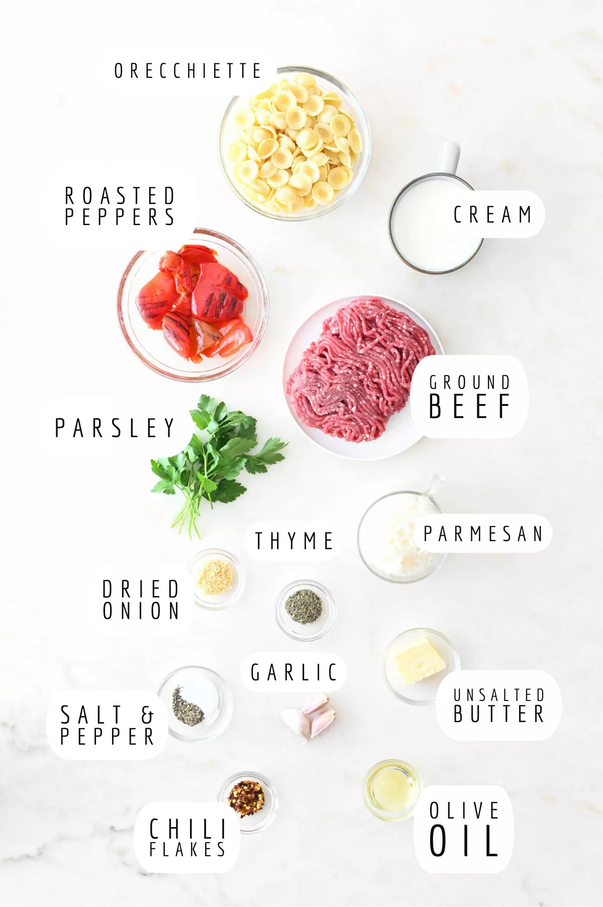 roasted red pepper beef alfredo