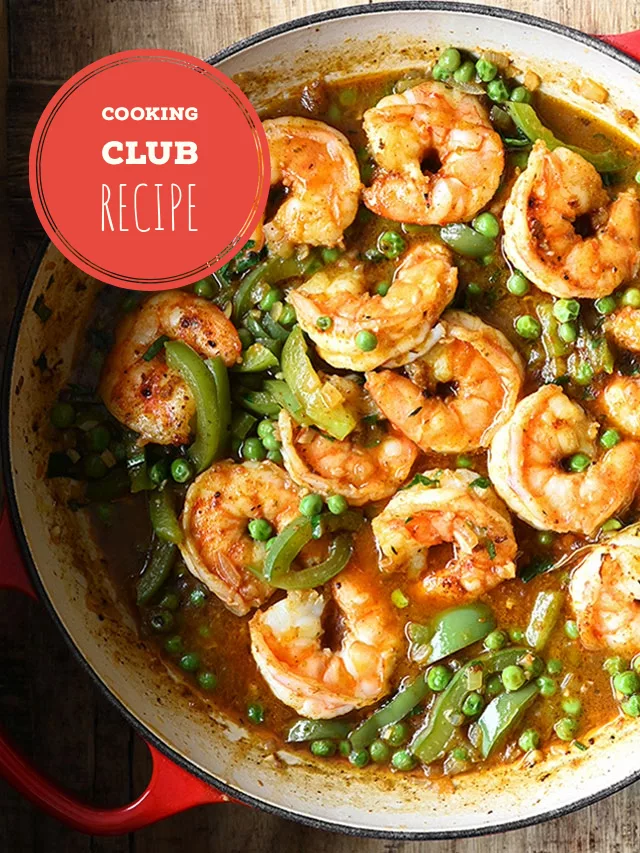 smothered cajun shrimp