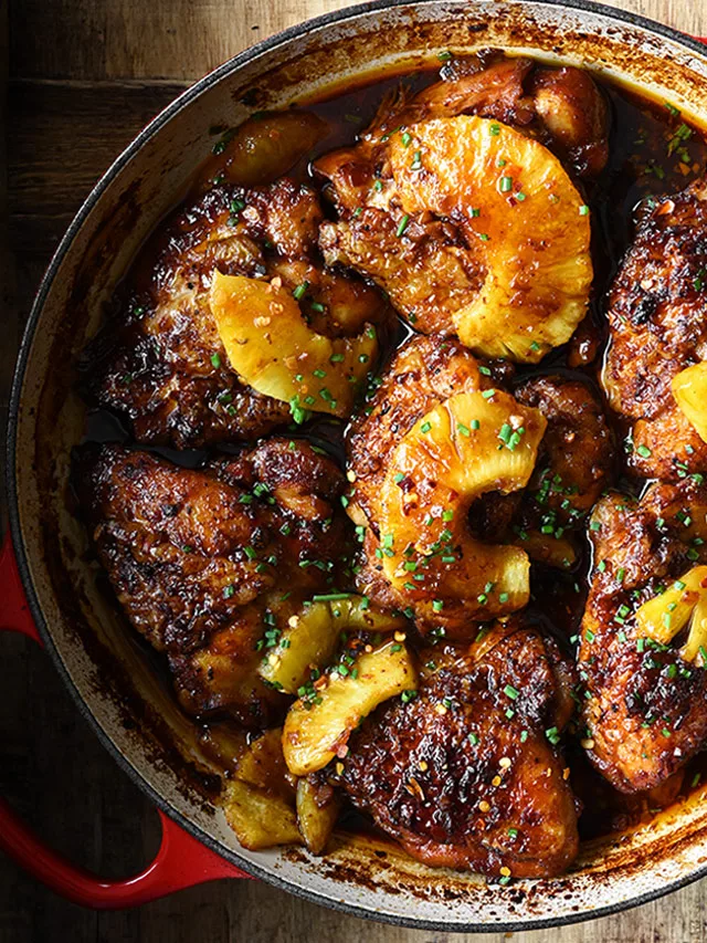 baked pineapple chicken