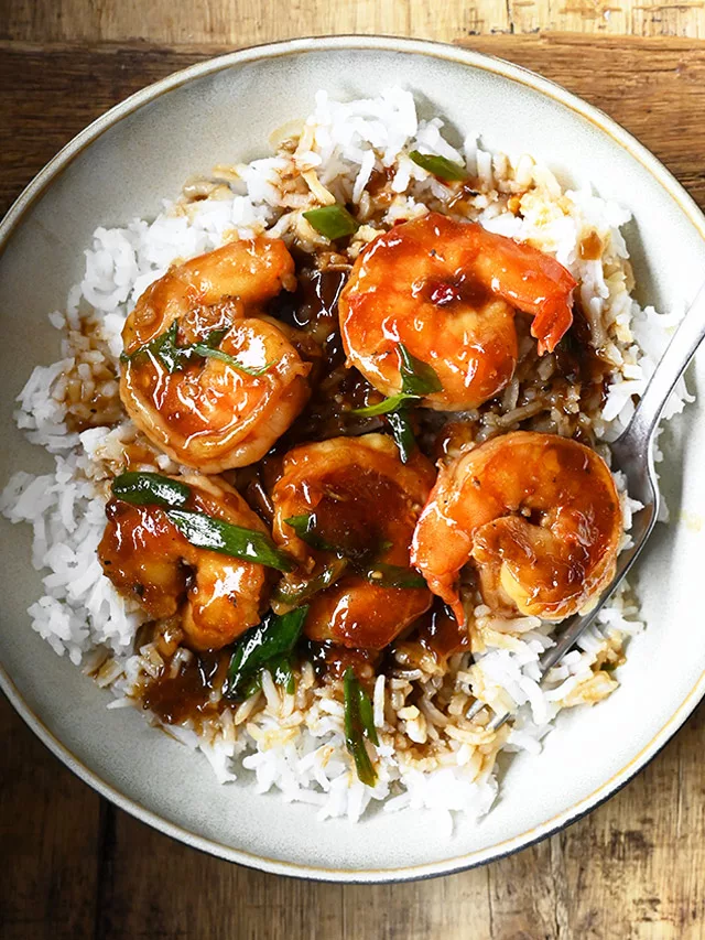 15 minute hoisin shrimp