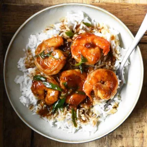 15 minute hoisin shrimp