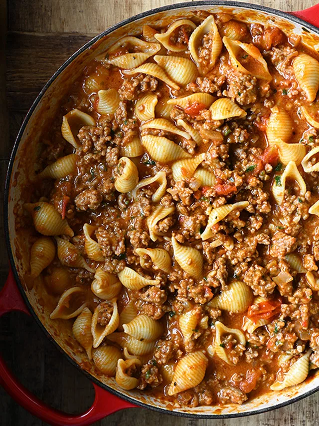 Honey BBQ Beef Pasta