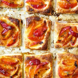 mini honey apricot tarts