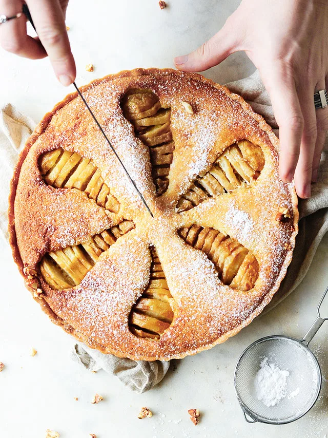 Ciasto migdałowe z gruszkami