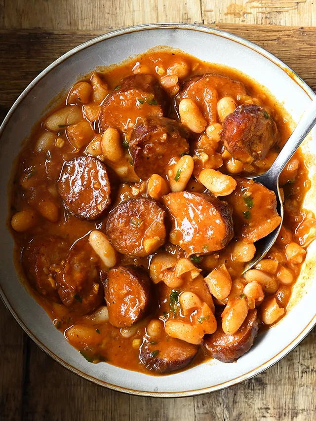 kielbasa white bean skillet