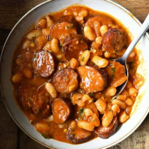 kielbasa white bean skillet