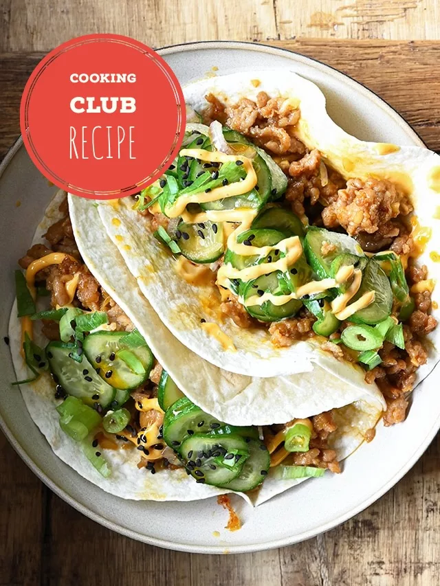 korean chicken tacos