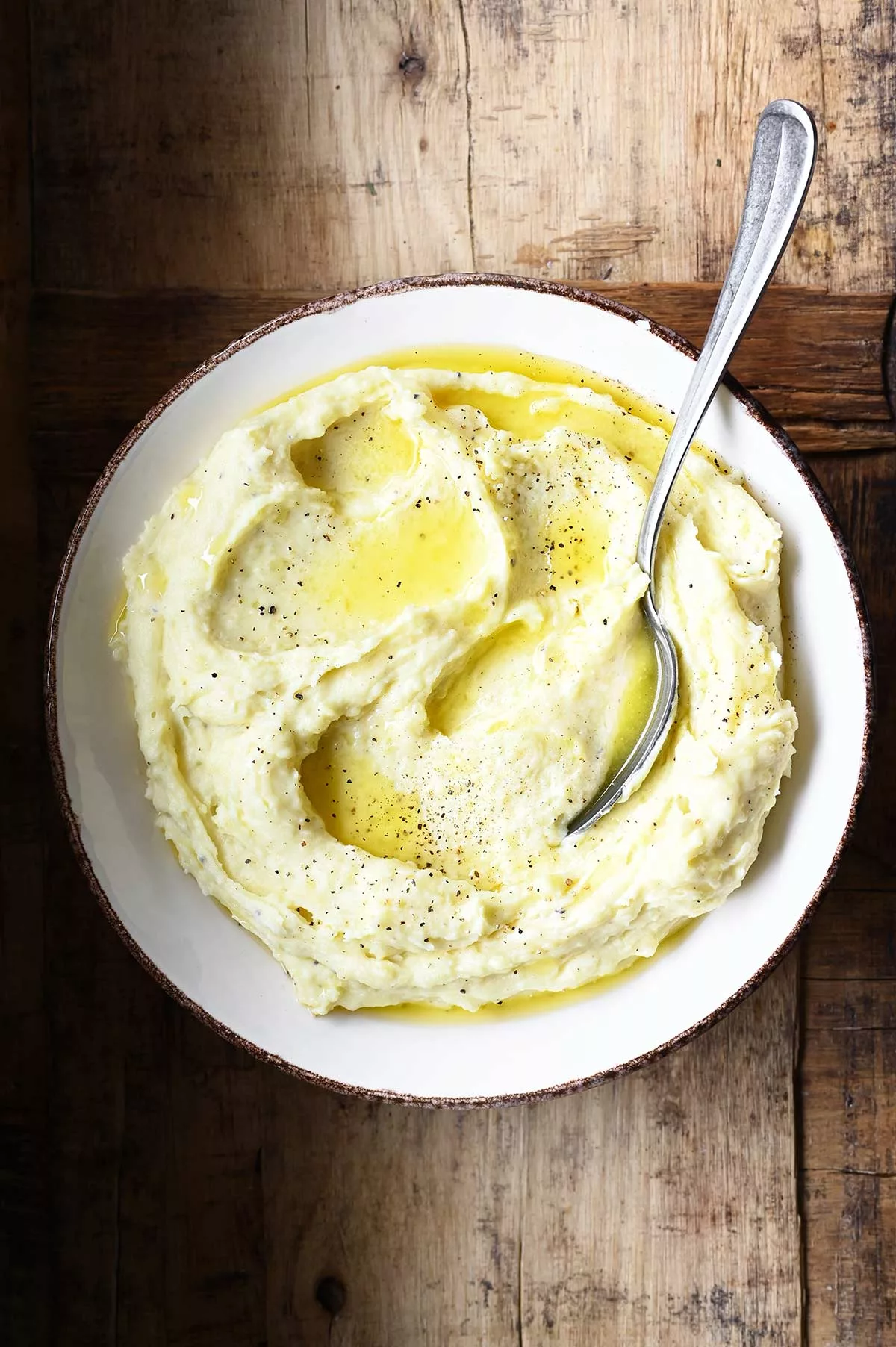 cacio e pepe mashed potatoes