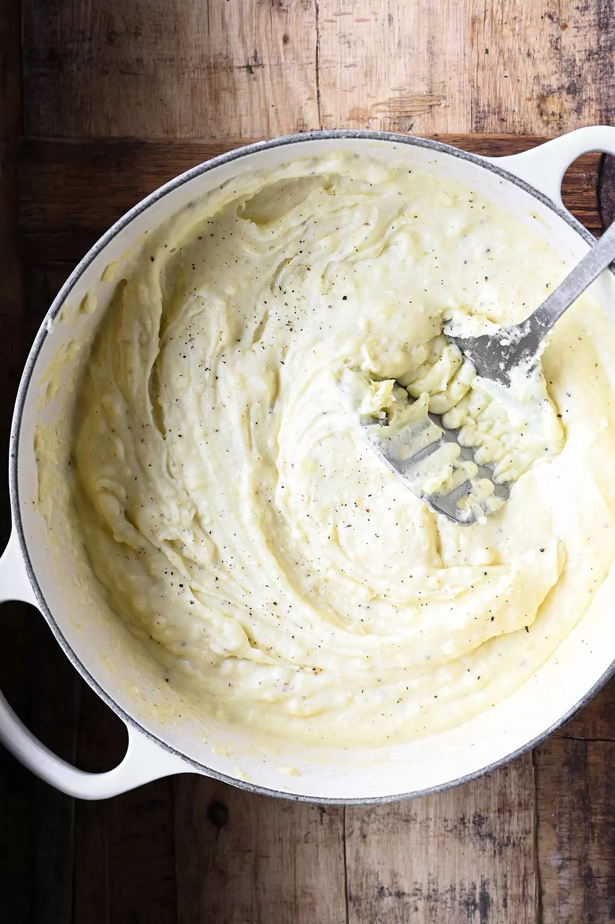 cacio e pepe mashed potatoes