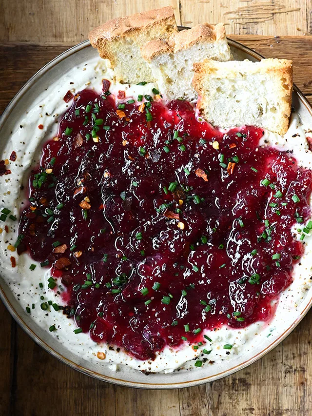 Cranberry Whipped Boursin Dip