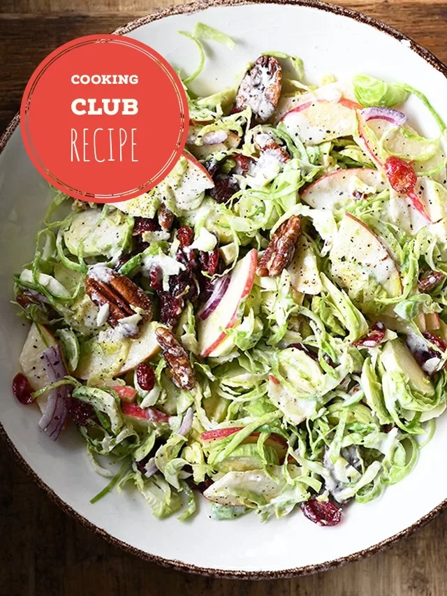 shaved brussels sprouts salad