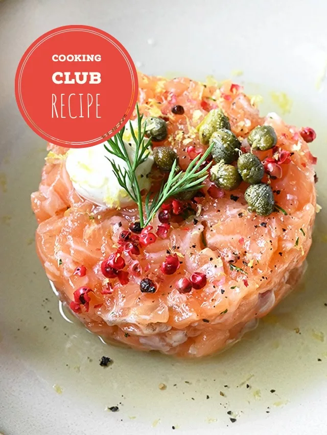 gin and tonic salmon tartare