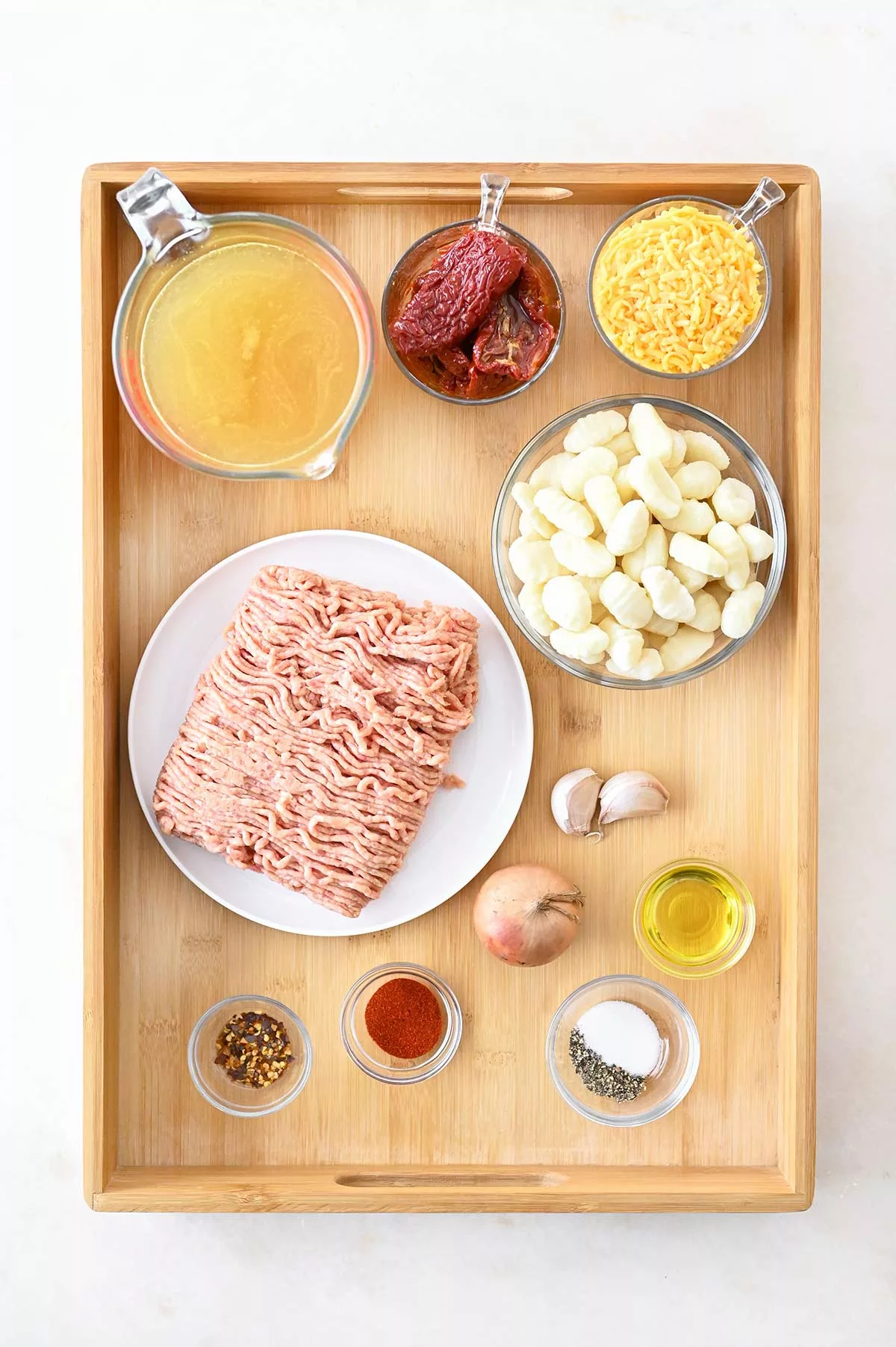 cheesy chicken gnocchi skillet