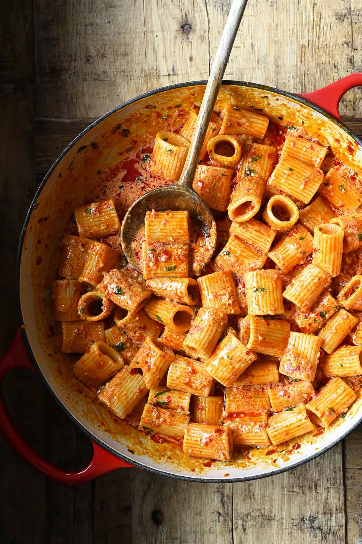 creamy nduja pasta