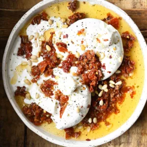 burrata sun dried tomato dip