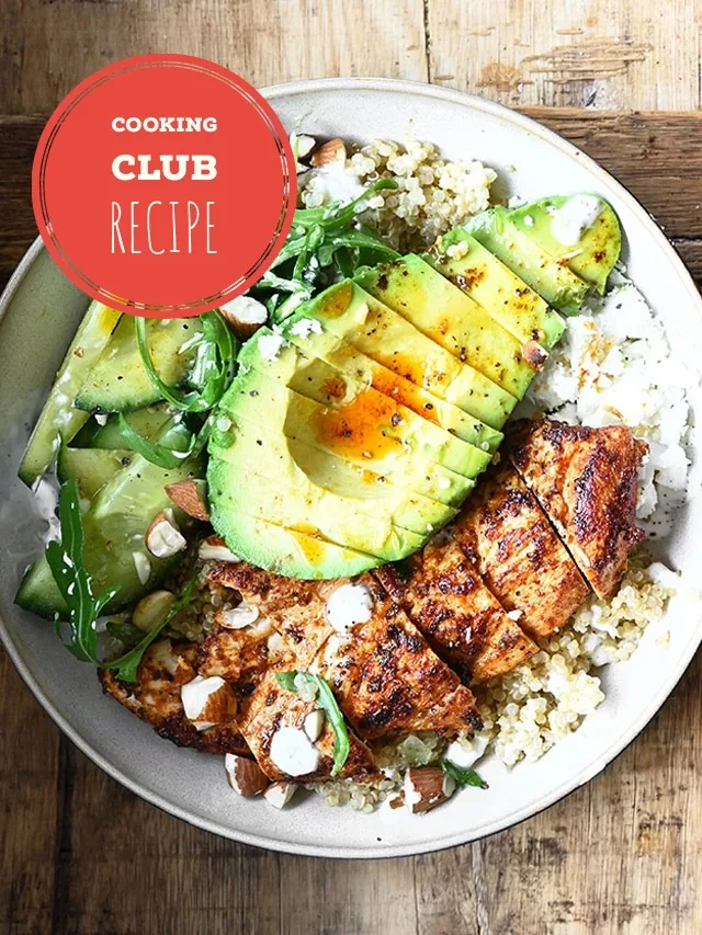 lemony chicken quinoa bowls