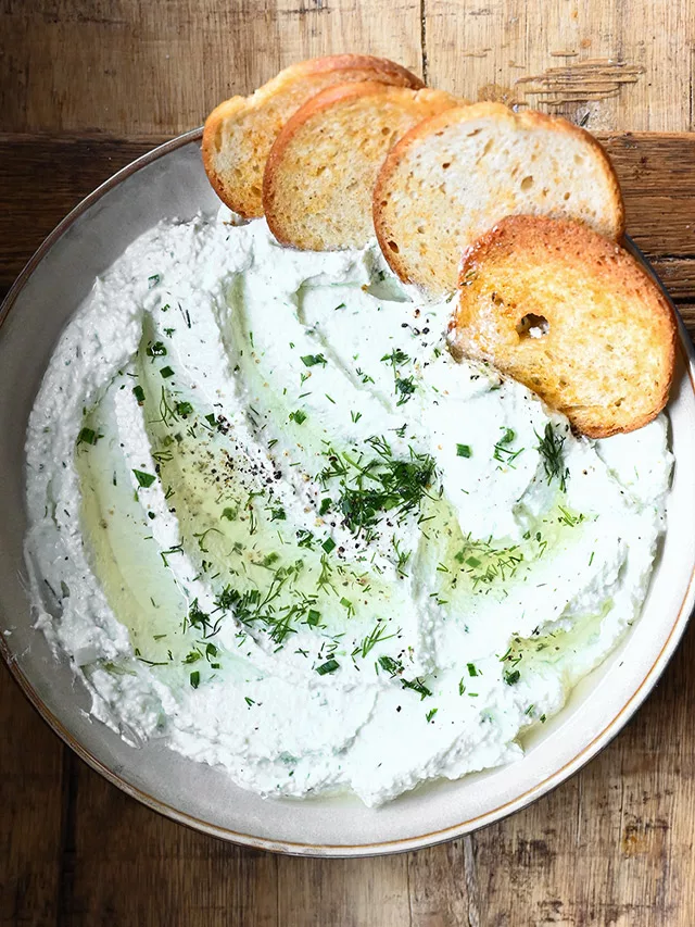 Whipped Cottage Cheese Dip