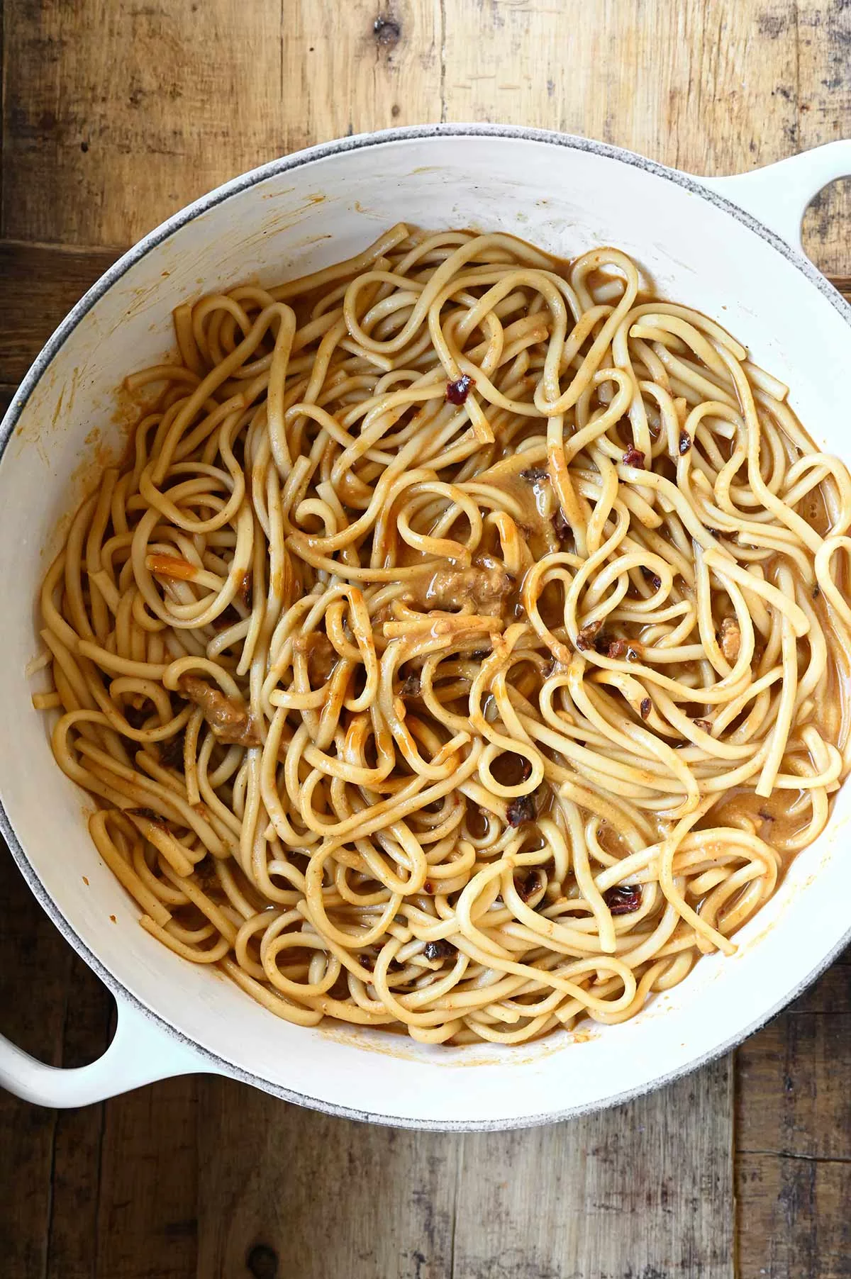 easy chicken dan dan noodles