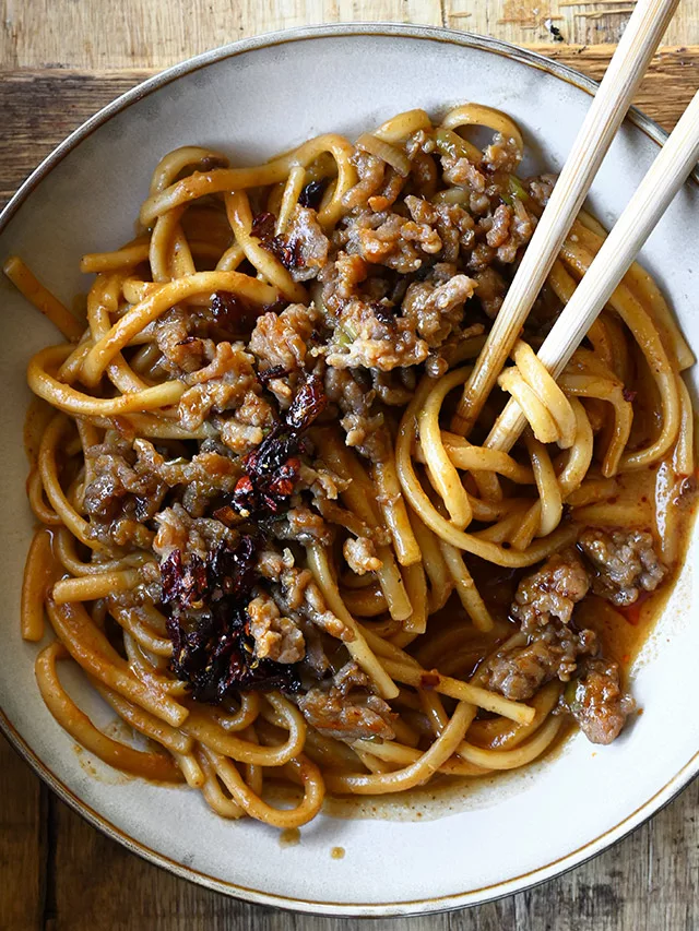 Easy Chicken Dan Dan Noodles