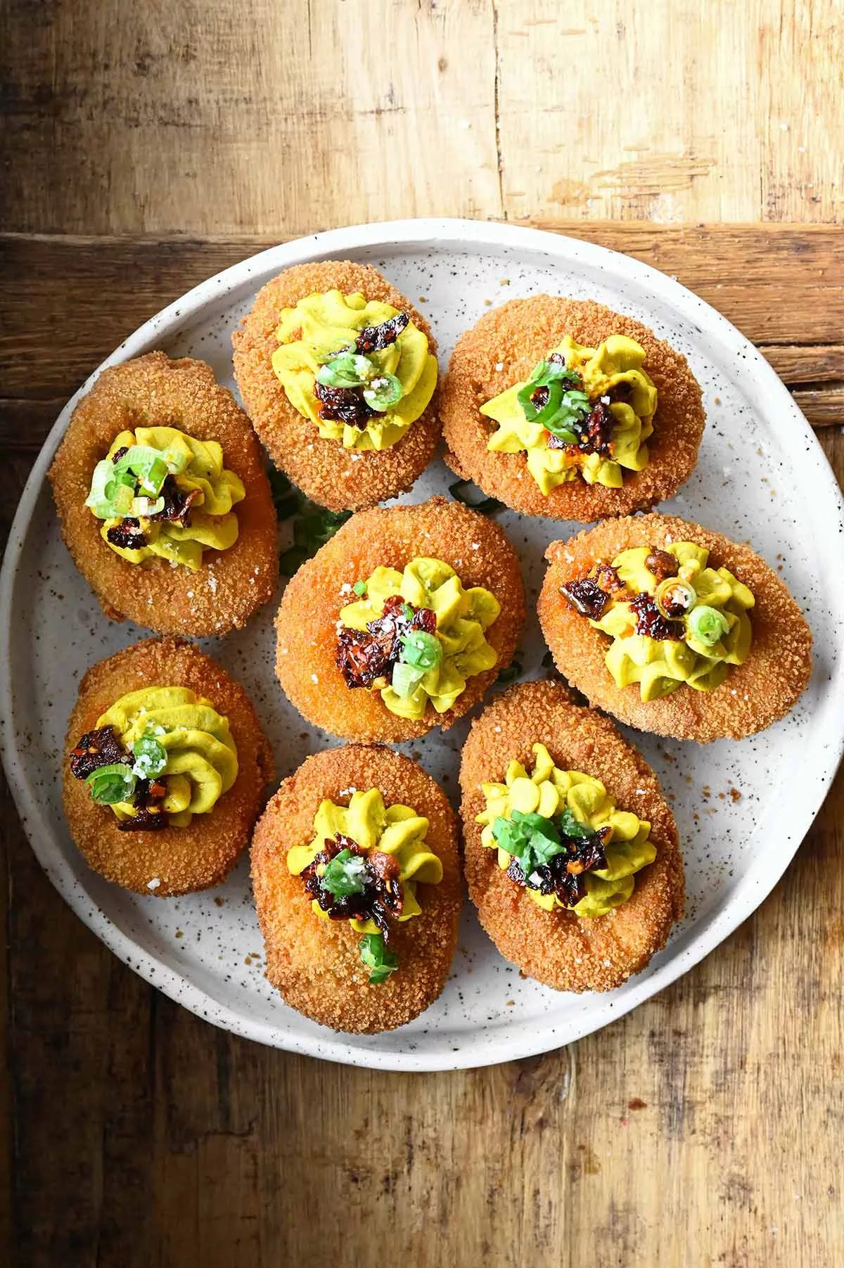 fried deviled eggs