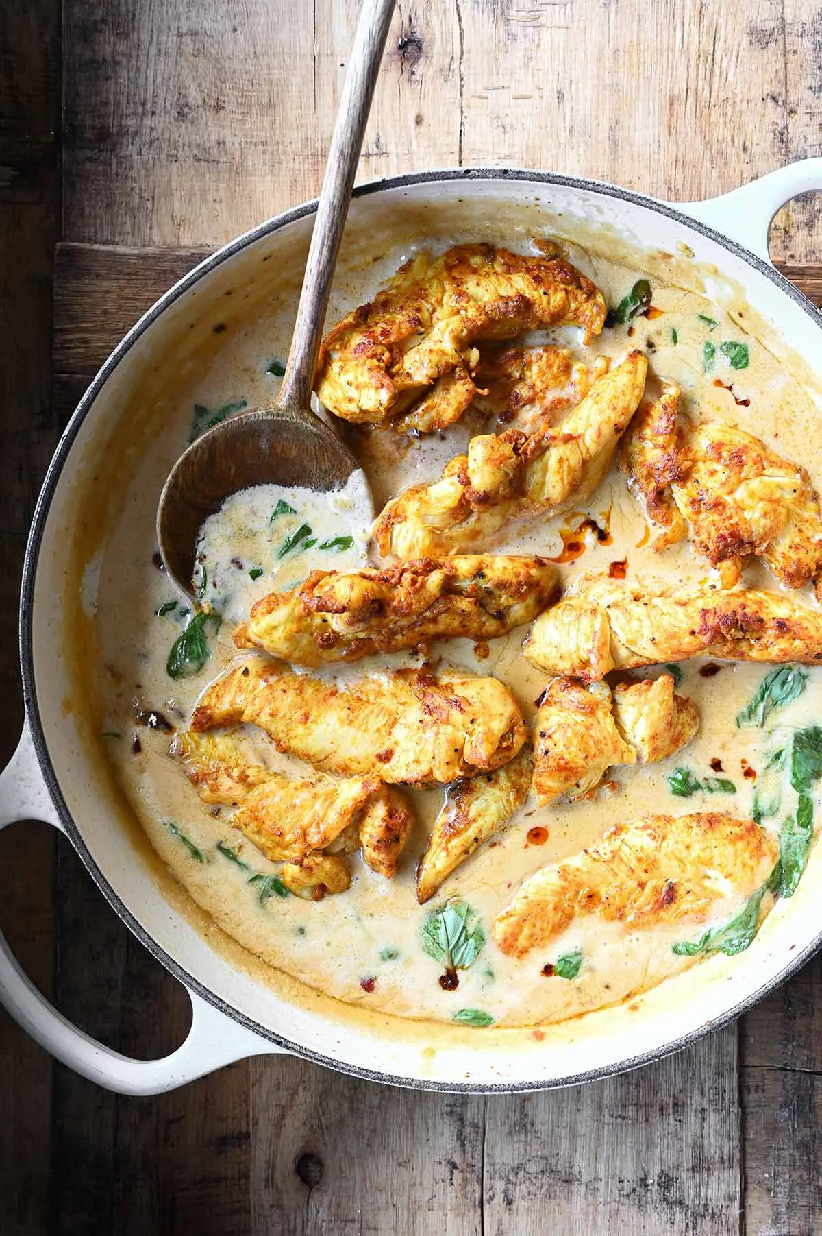 coconut basil chicken