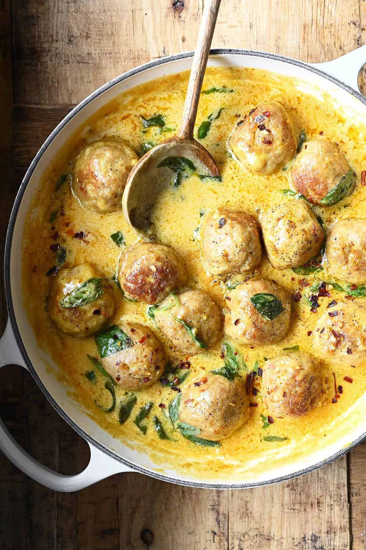 kippenballetjes in kokos-limoensaus