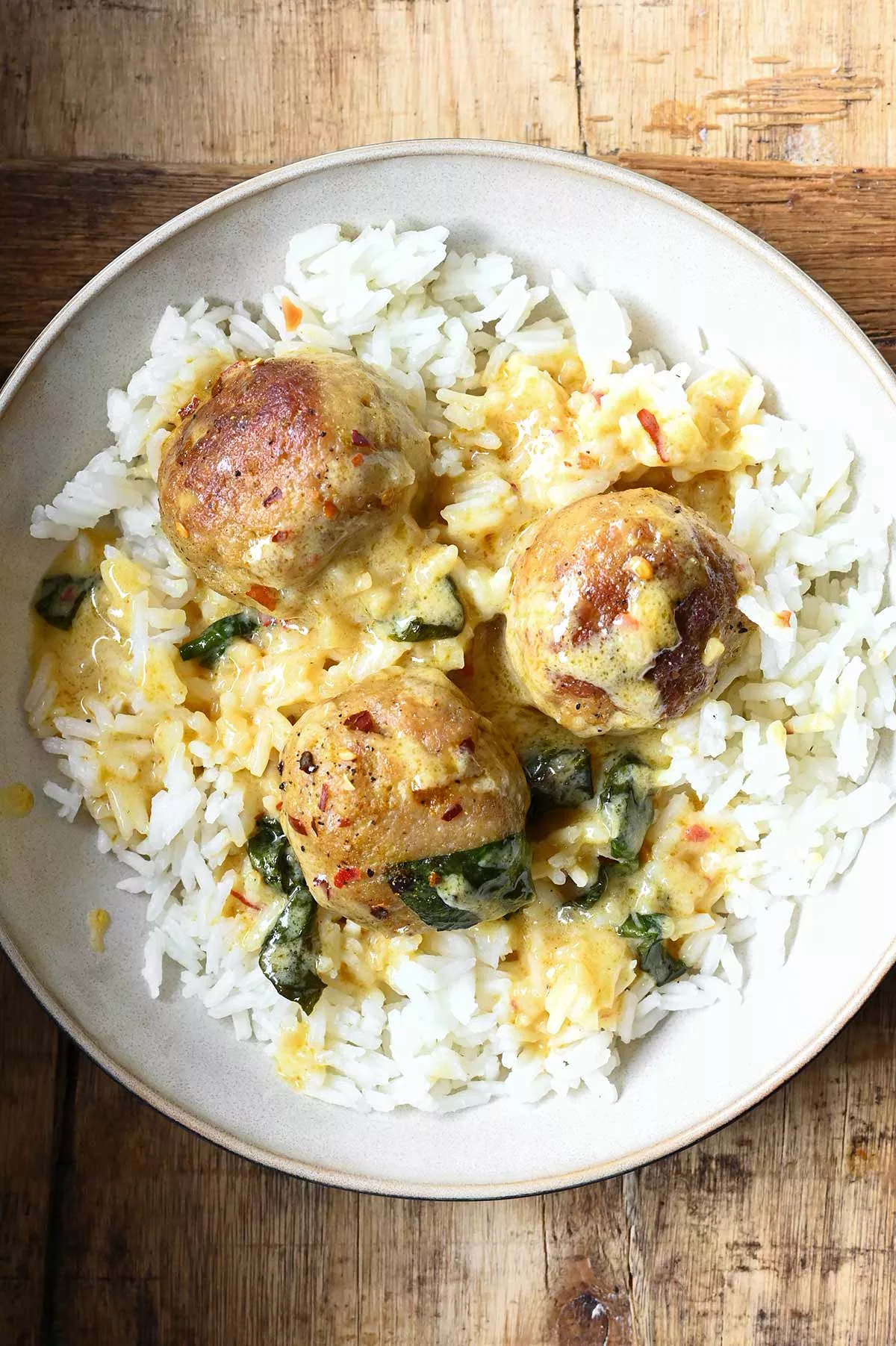 kippenballetjes in kokos-limoensaus