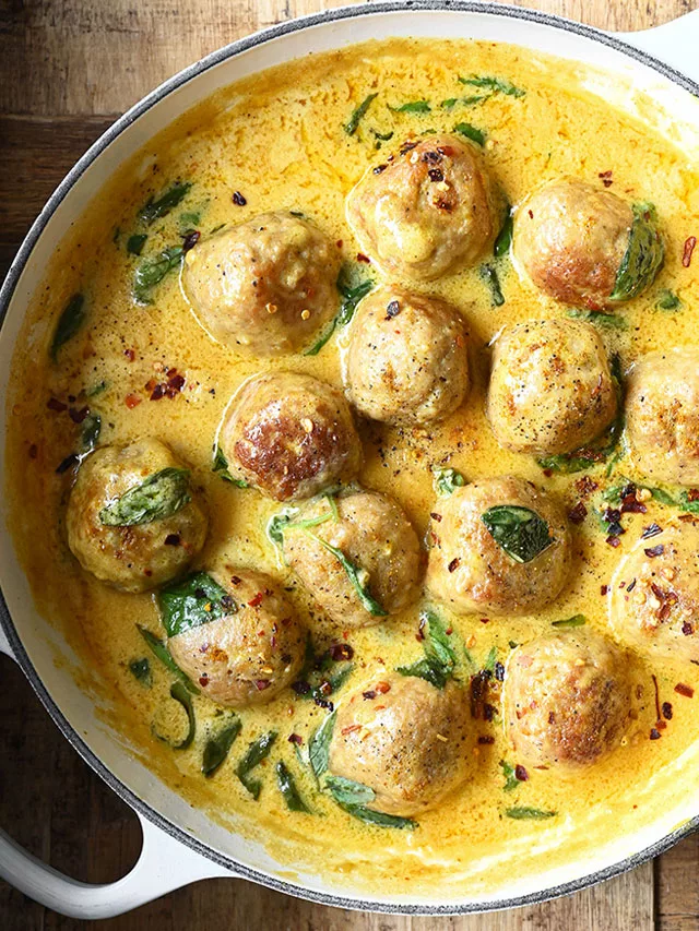 Coconut Lime Chicken Meatballs